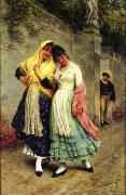 Eugene de Blaas_1889_The Flirtation.jpg